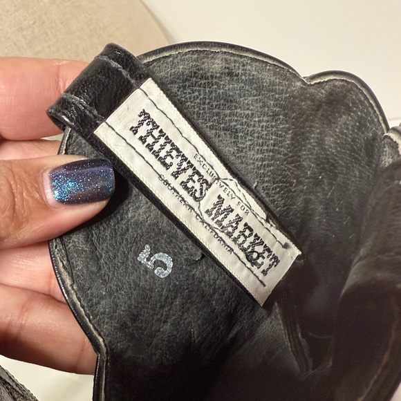 Tony Lama Vintage Black Leather Snake Cowboy Boots - Picture 15 of 17